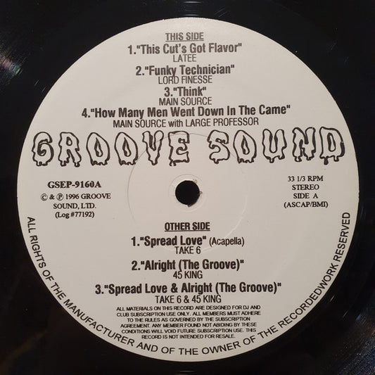 Various : Groove Sound (12", Comp, Unofficial)
