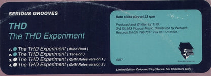 THD* : The THD Experiment (12", Ltd, W/Lbl, Gre)