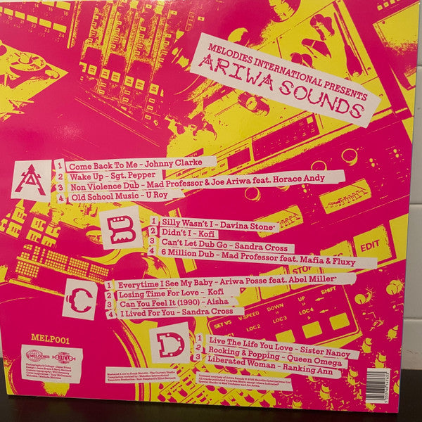 Various : Melodies International Presents Ariwa Sounds (LP, Comp)