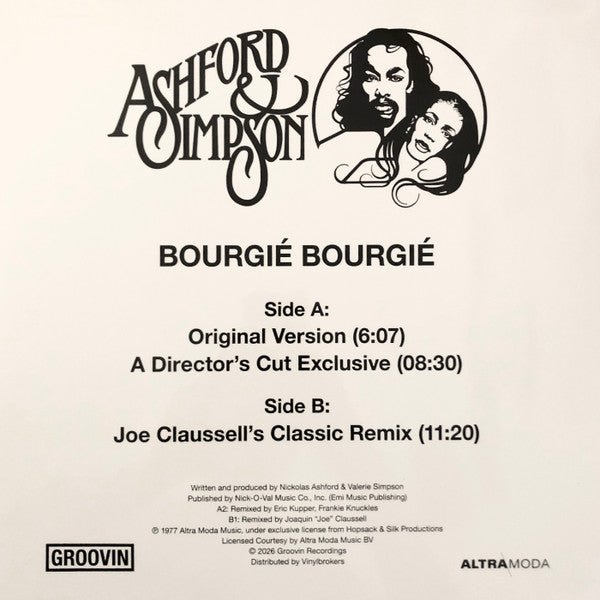 Ashford & Simpson : Bourgié Bourgié (12", RE)