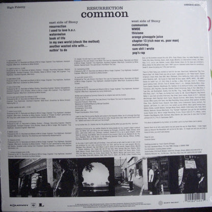 Common : Resurrection (LP, Album, RE)