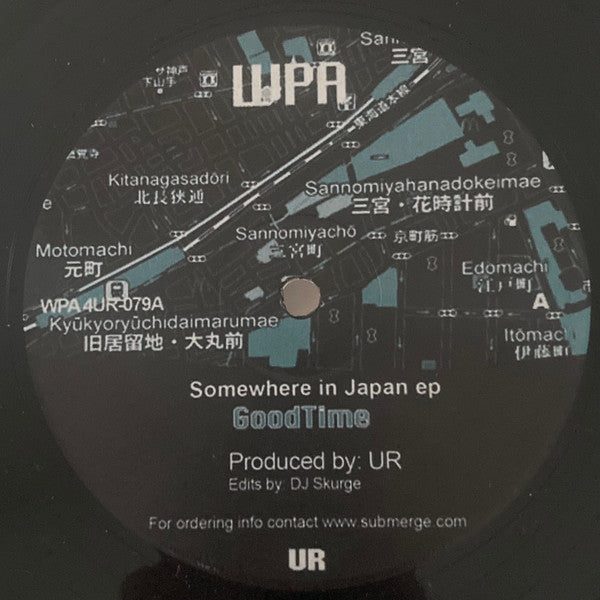 Underground Resistance : Somewhere In Japan EP (12", EP, RP)