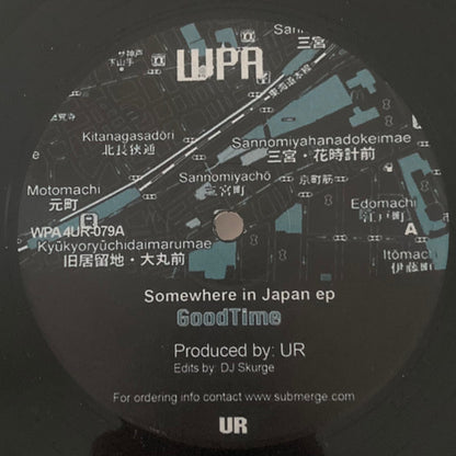 Underground Resistance : Somewhere In Japan EP (12", EP, RP)