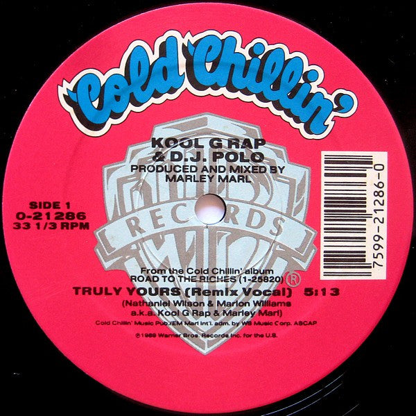 Kool G Rap & D.J. Polo : Truly Yours (Remix) (12")