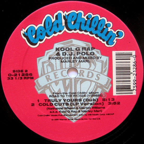 Kool G Rap & D.J. Polo : Truly Yours (Remix) (12")