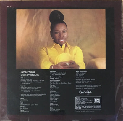 Esther Phillips : Black-Eyed Blues (LP, Album)