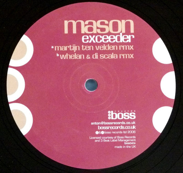 Mason : Exceeder  (12")