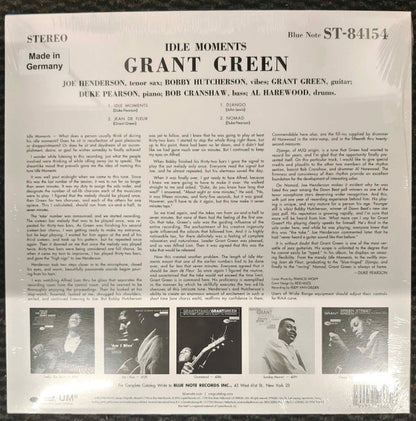 Grant Green : Idle Moments (LP, Album, RE, 140)
