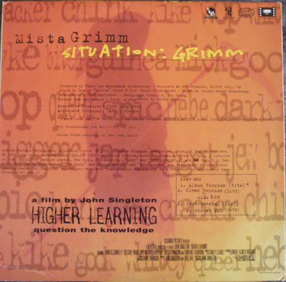 Mista Grimm : Situation Grimm (12", Single, Promo)