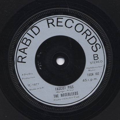 The Nosebleeds : Ain't Bin To No Music School (7", Single, Sil)