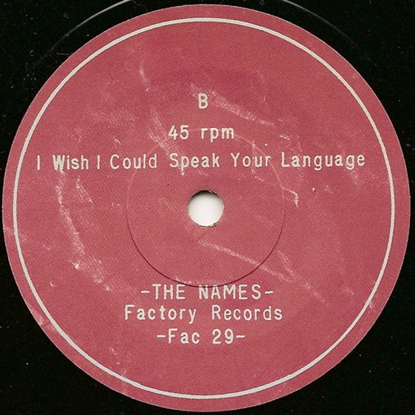 The Names : Night Shift (7", WEA)