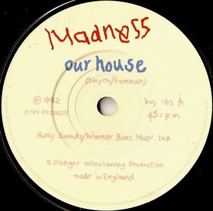Madness : Our House (7", Single, CBS)