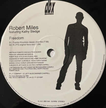 Robert Miles Featuring Kathy Sledge : Freedom (12")