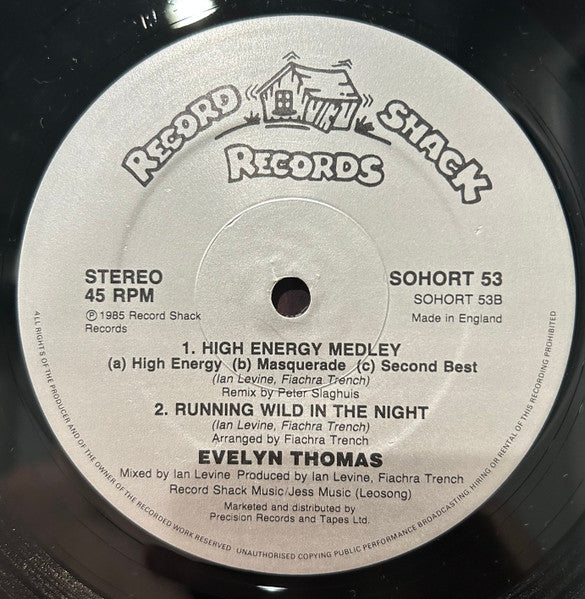 Evelyn Thomas : Reflections (12", Single)