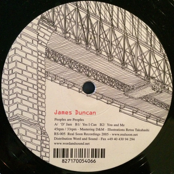 James Duncan : Peoples Are Peoples (12")