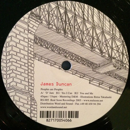 James Duncan : Peoples Are Peoples (12")