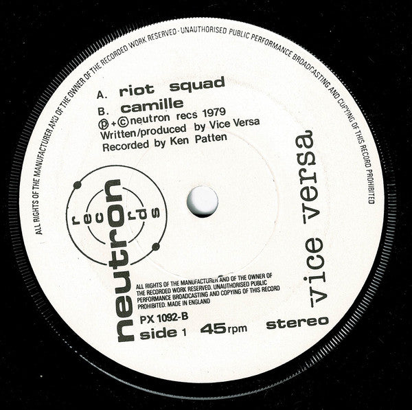 Vice Versa (4) : Music 4 (7", EP)