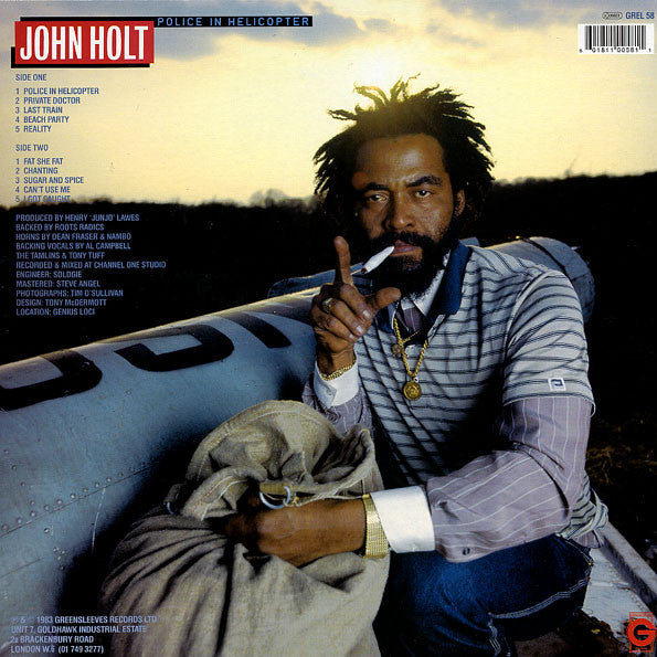 John Holt : Police In Helicopter (LP, Album, RE)
