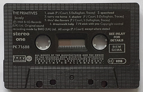 The Primitives : Lovely (Cass, Album)