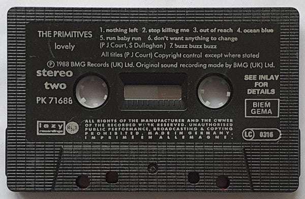 The Primitives : Lovely (Cass, Album)