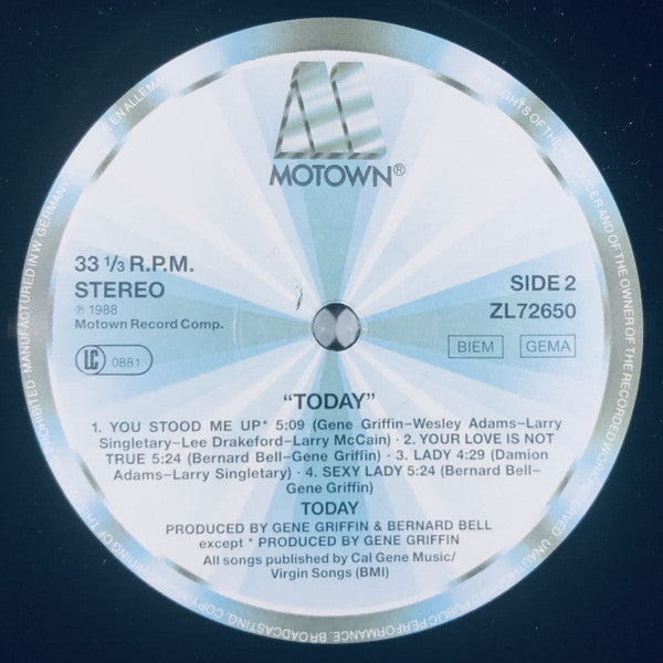 Today : Today (LP, Album)
