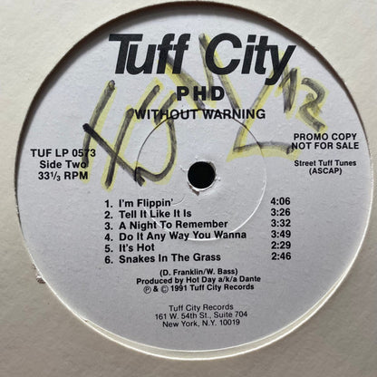 Phd (3) : Without Warning (LP, Album, Promo)