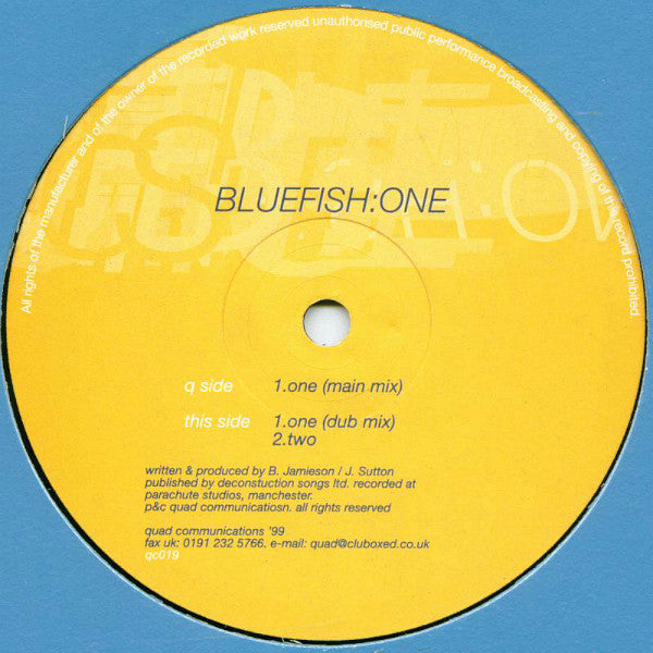 Bluefish : One (12")