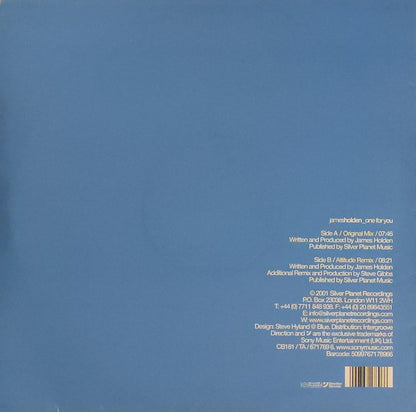 James Holden : One For You (12")