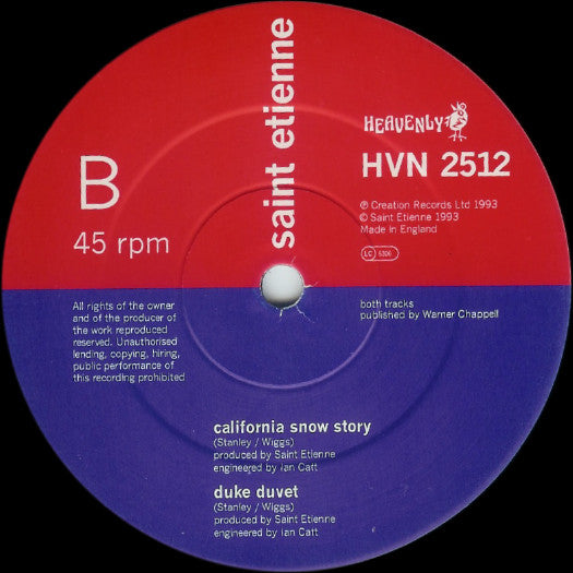 Saint Etienne : You're In A Bad Way (12", Single)