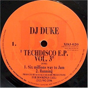 DJ Duke : Techdisco E.P. Vol. 3 (12", EP)