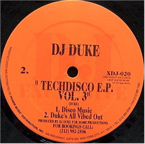 DJ Duke : Techdisco E.P. Vol. 3 (12", EP)