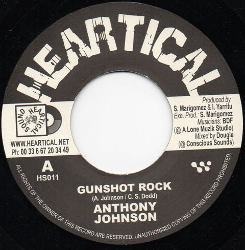 Anthony Johnson / Basque Dub Foundation : Gunshot Rock / Real Kette Rock (7")
