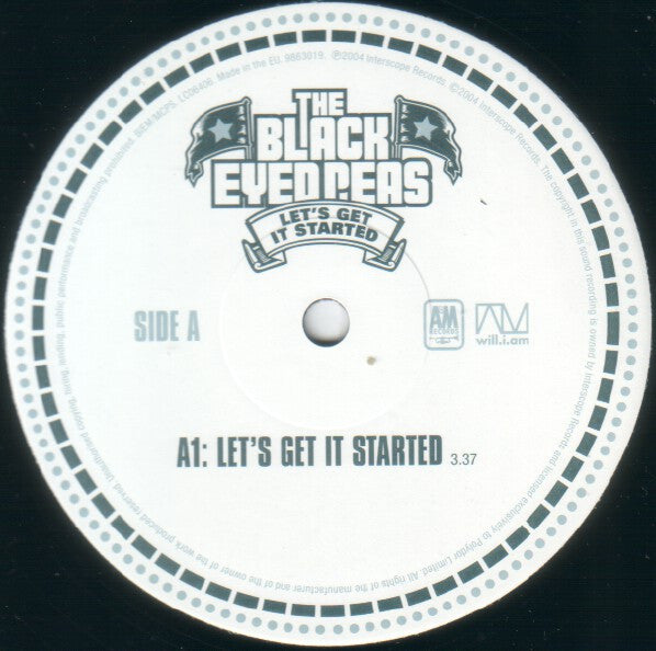 The Black Eyed Peas* : Lets Get It Started (12")