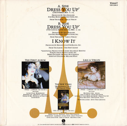 Madonna : Dress You Up (12", Single, Dam)
