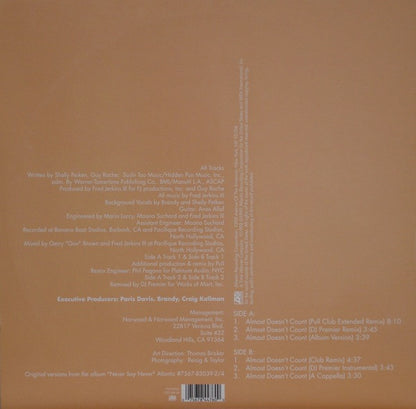 Brandy (2) : Almost Doesn't Count (12")