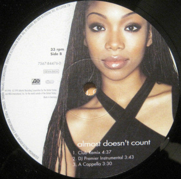 Brandy (2) : Almost Doesn't Count (12")