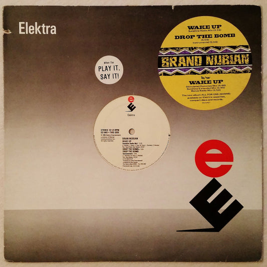 Brand Nubian : Wake Up (12", Promo)