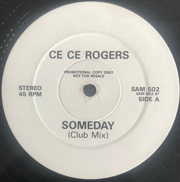 Ce Ce Rogers : Someday (12", Promo)