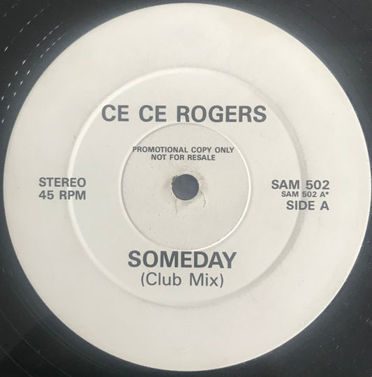 Ce Ce Rogers : Someday (12", Promo)