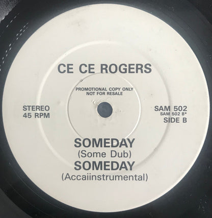 Ce Ce Rogers : Someday (12", Promo)