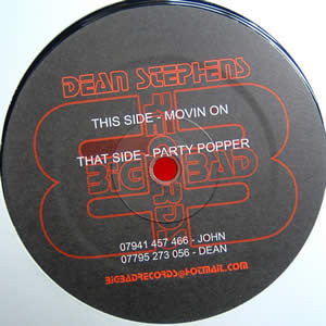 Dean Stephens : Party Popper / Movin On (12")