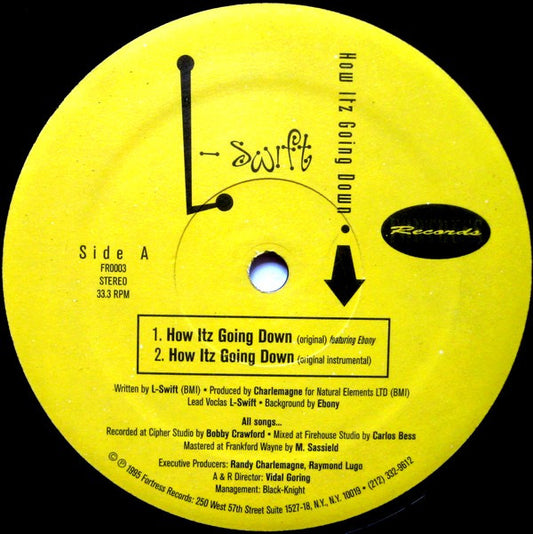 L-Swift* : How Itz Going Down (12")