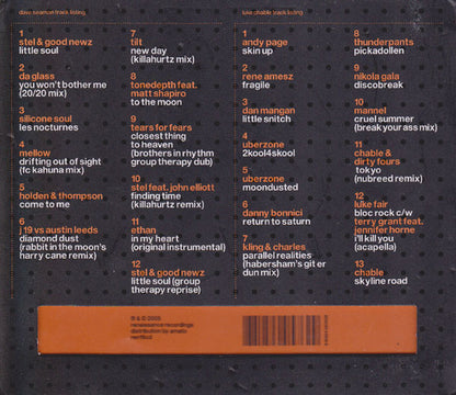 Dave Seaman & Luke Chable : Renaissance Presents The Therapy Sessions Volume 2 (2xCD, Mixed, Sup)