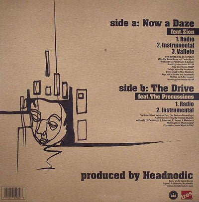 Headnodic : Now A Daze / The Drive (12")