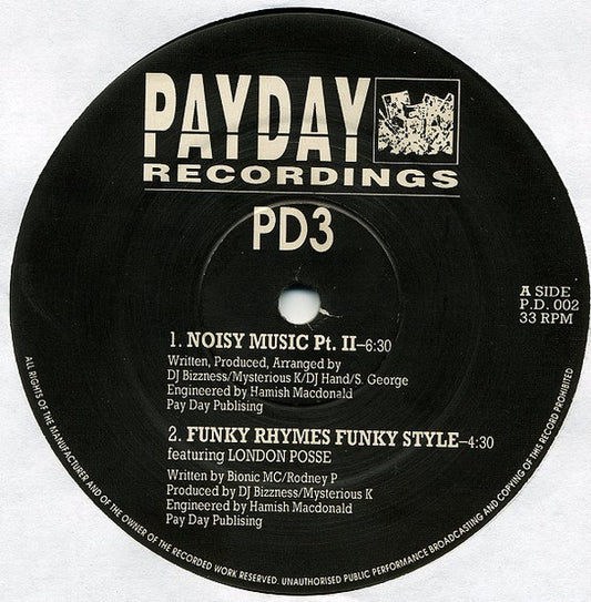 PD 3 / Points Proven : Noisy Music Pt II / Pass The Mic (12")
