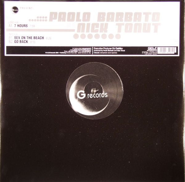 Paolo Barbato vs. Nick Tonut : EP2 (12", EP)
