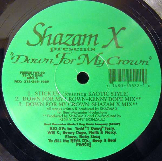 Shazam X : Down For My Crown (12")