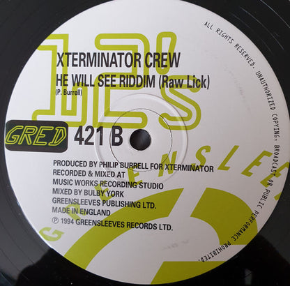 Marcia Griffiths / Xterminator Crew : He Will See You Through (12")