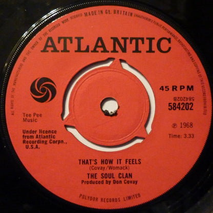 The Soul Clan : Soul Meeting / That's How It Feels (7")