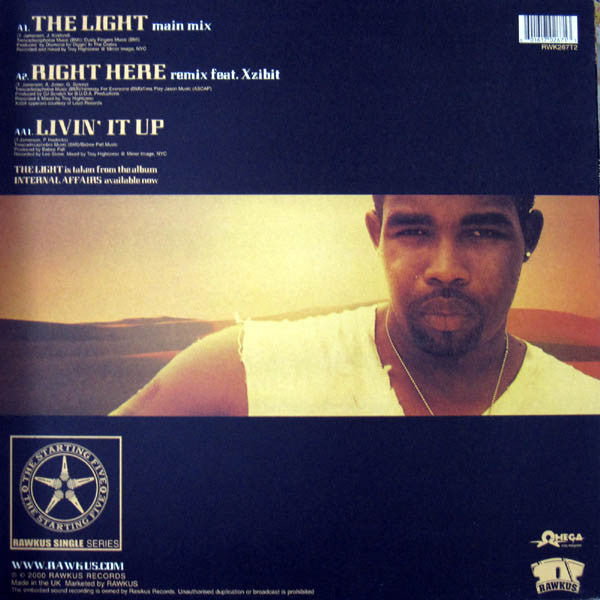 Pharoahe Monch : The Light / Right Here (Remix) / Livin' It Up (12")